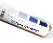 chlorine test papers